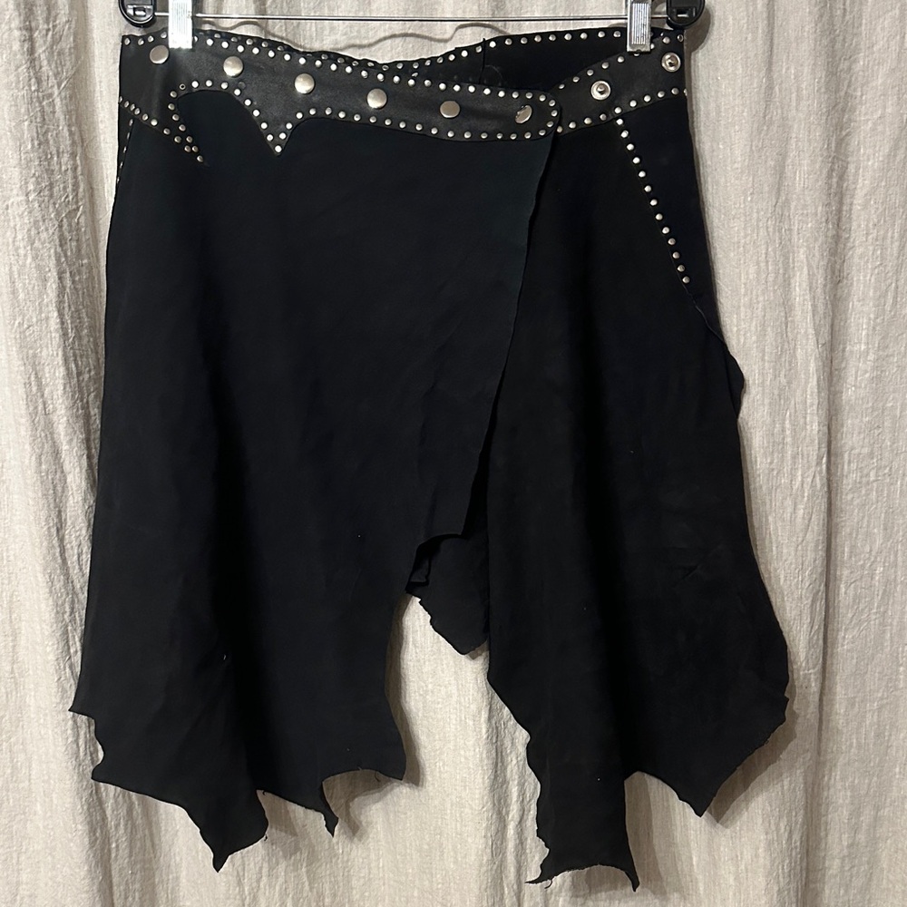 Black Studded Women's Skirt